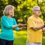 Practicing Tai Chi