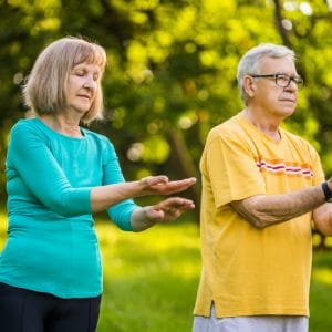 Practicing Tai Chi