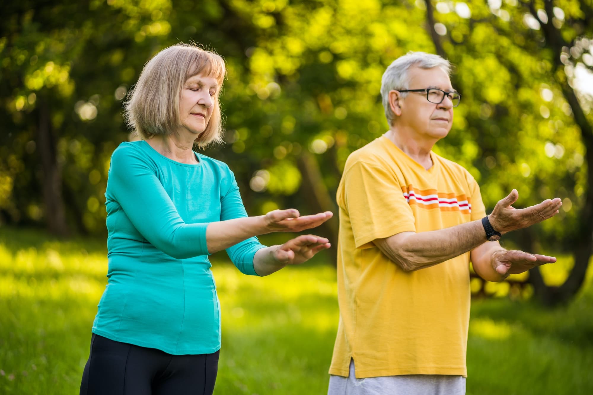 Practicing Tai Chi